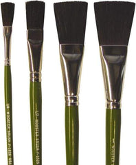 Wooster Brush - 1" Camel Hair Artist's Paint Brush - 1-3/32" Wide, 1-13/32" Bristle Length, 5-3/4" Plastic Handle - USA Tool & Supply