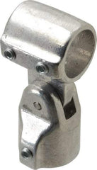 Hollaender - 1" Pipe, Adjustable Elbow Assembly, Aluminum Alloy Elbow Pipe Rail Fitting - Bright Finish - USA Tool & Supply