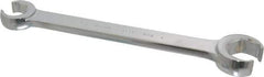 Blackhawk by Proto - 3/4 x 1", Full Polish, Open End Flare Nut Wrench - 6 Points, 9-13/64" OAL, Steel, Double End Head - USA Tool & Supply