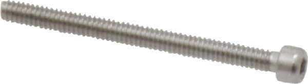 Value Collection - #0-80 UNF Hex Socket Drive, Socket Cap Screw - Grade 18-8 & Austenitic A2 Stainless Steel, Partially Threaded, 3/4" Length Under Head - USA Tool & Supply