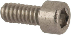 Value Collection - #1-64 UNC Hex Socket Drive, Socket Cap Screw - Grade 18-8 & Austenitic A2 Stainless Steel, Fully Threaded, 3/16" Length Under Head - USA Tool & Supply