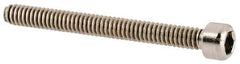 Value Collection - #2-56 UNC Hex Socket Drive, Socket Cap Screw - Grade 18-8 & Austenitic A2 Stainless Steel, Partially Threaded, 7/8" Length Under Head - USA Tool & Supply