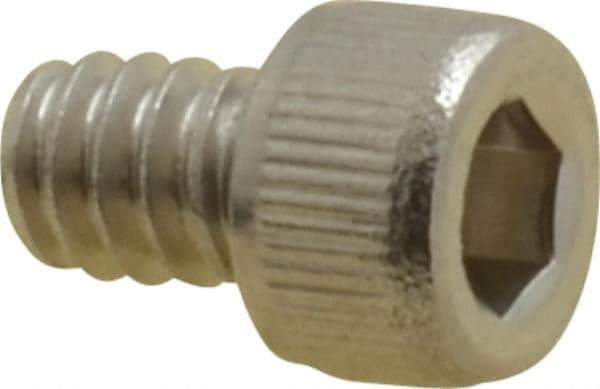 Value Collection - #6-32 UNC Hex Socket Drive, Socket Cap Screw - Grade 18-8 & Austenitic A2 Stainless Steel, Fully Threaded, 3/16" Length Under Head - USA Tool & Supply