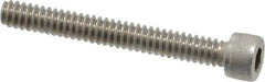 Value Collection - #6-32 UNC Hex Socket Drive, Socket Cap Screw - Grade 18-8 & Austenitic A2 Stainless Steel, Fully Threaded, 1-1/8" Length Under Head - USA Tool & Supply