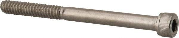 Value Collection - #10-24 UNC Hex Socket Drive, Socket Cap Screw - Grade 18-8 & Austenitic A2 Stainless Steel, Partially Threaded, 2-1/4" Length Under Head - USA Tool & Supply