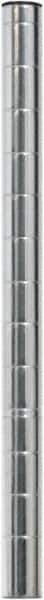 Eagle MHC - 1" Wide, 14 High, Open Shelving Accessory/Component - Zinc, Zinc Finish, 1" Deep, Use with Eagle MHC Shelving - USA Tool & Supply