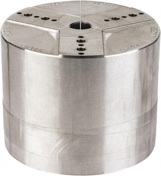 Abbott Workholding Products - 4" & Up Chuck Capacity, Northfield Attachment, Round Soft Lathe Chuck Jaw - 3 Jaws, Aluminum, 3.92" Wide x 3" High - USA Tool & Supply