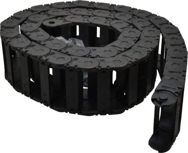 Igus - 6 Ft. Long, Igumid G, Snap Open Cable and Hose Carrier - 3.03 Inch Inside Width x 0.98 Inch Inside Height, 3.66 Inch Outside Width x 1.38 Inch Outside Height, 2.16 Inch Bend Radius - USA Tool & Supply