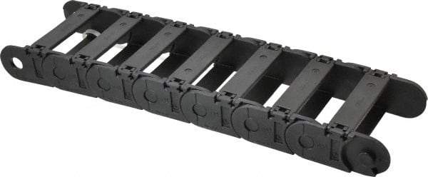 Igus - 1 Ft. Long, Igumid G, Snap Open Cable and Hose Carrier - 3.03 Inch Inside Width x 0.98 Inch Inside Height, 3.66 Inch Outside Width x 1.38 Inch Outside Height, 2.16 Inch Bend Radius - USA Tool & Supply