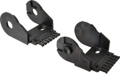 Igus - 3.74 Inch Outside Width x 2.52 Inch Outside Height, Cable and Hose Carrier Plastic Open Mounting Bracket Set - 3.94 Inch Bend Radius, 2.95 Inch Inside Width x 1.77 Inch Inside Height - USA Tool & Supply