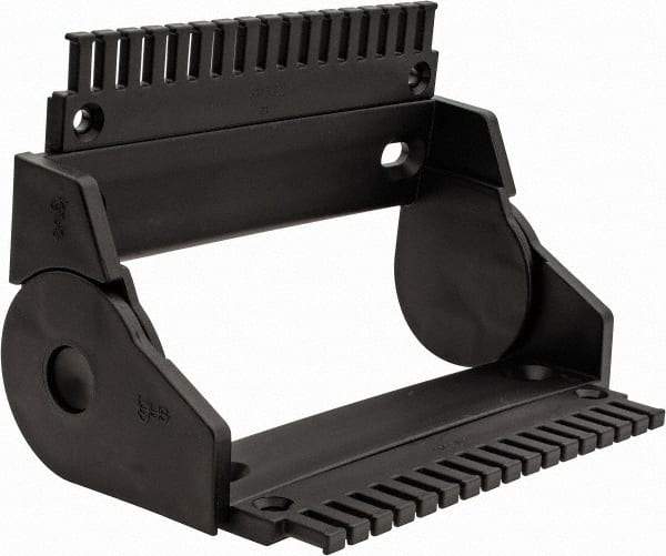 Igus - 7.68 Inch Outside Width x 2.52 Inch Outside Height, Cable and Hose Carrier Plastic Open Mounting Bracket Set - 3.94 Inch Bend Radius, 6.89 Inch Inside Width x 1.77 Inch Inside Height - USA Tool & Supply