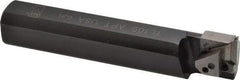 APT - 1-1/4" Min Bore Diam, 4" OAL, 1" Shank Diam, Indexable Boring Bar - TPG Insert, Screw or Clamp Holding Method - USA Tool & Supply