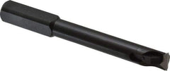 Made in USA - 0.7" Min Bore Diam, 5-3/4" OAL, 3/4" Shank Diam, Indexable Boring Bar - 3-3/4" Max Bore Depth, TPG 320 Insert, Clamp Holding Method - USA Tool & Supply