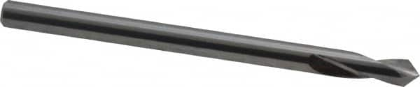 Magafor - 3mm Body Diam, 90°, 1-3/4" OAL, Solid Carbide Spotting Drill - USA Tool & Supply