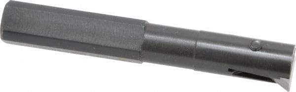 APT - 1/2" Min Bore Diam, 3" OAL, 1/2" Shank Diam, Indexable Boring Bar - 1-1/2" Max Bore Depth, TPG 221 Insert, Screw Holding Method - USA Tool & Supply