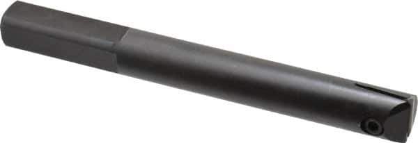 APT - 13/16" Min Bore Diam, 6-1/2" OAL, 3/4" Shank Diam, Indexable Boring Bar - 4-1/2" Max Bore Depth, TPG 321 Insert, Screw Holding Method - USA Tool & Supply