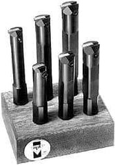 APT - 5/8" Min Bore Diam, 3-1/2" OAL, 1/2" Shank Diam, Indexable Boring Bar - 2" Max Bore Depth, TPG 221 Insert, Screw Holding Method - USA Tool & Supply