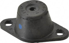 Tech Products - 5/16-18 Bolt Thread, 3-1/8" Long x 1-3/4" Wide x 1-1/4" High Double Deflection Stud Mount Leveling Pad & Mount - 35 Max Lb Capacity, 1-1/4" Base Diam - USA Tool & Supply
