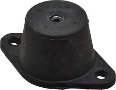 Tech Products - 3/8-16 Bolt Thread, 3-7/8" Long x 2-3/8" Wide x 1-3/4" High Double Deflection Stud Mount Leveling Pad & Mount - 170 Max Lb Capacity, 1-3/4" Base Diam - USA Tool & Supply