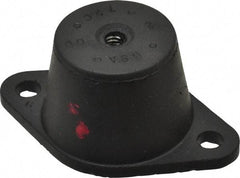 Tech Products - 3/8-16 Bolt Thread, 3-7/8" Long x 2-3/8" Wide x 1-3/4" High Double Deflection Stud Mount Leveling Pad & Mount - 240 Max Lb Capacity, 1-3/4" Base Diam - USA Tool & Supply