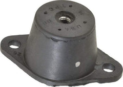 Tech Products - 3/8-16 Bolt Thread, 3-7/8" Long x 2-3/8" Wide x 1-3/4" High Double Deflection Stud Mount Leveling Pad & Mount - 550 Max Lb Capacity, 1-3/4" Base Diam - USA Tool & Supply