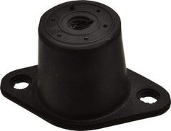 Tech Products - 1/2-13 Bolt Thread, 5-1/2" Long x 3-3/8" Wide x 2-7/8" High Double Deflection Stud Mount Leveling Pad & Mount - 750 Max Lb Capacity, 2-1/2" Base Diam - USA Tool & Supply