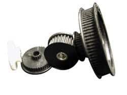 Made in USA - Timing Belt Pulleys Number of Teeth: 48 Inside Diameter (Inch): 5/16 - USA Tool & Supply