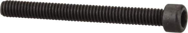 Value Collection - #1-72 UNF Hex Socket Drive, Socket Cap Screw - Alloy Steel, Black Oxide Finish, Fully Threaded, 3/4" Length Under Head - USA Tool & Supply