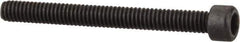 Value Collection - #1-72 UNF Hex Socket Drive, Socket Cap Screw - Alloy Steel, Black Oxide Finish, Fully Threaded, 3/4" Length Under Head - USA Tool & Supply