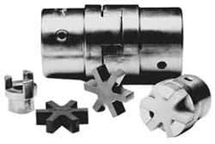 Boston Gear - 1-3/8" Max Bore Diam, FC30 Coupling Size, Flexible Half Coupling - 3" OD, 5.48" OAL, Steel - USA Tool & Supply