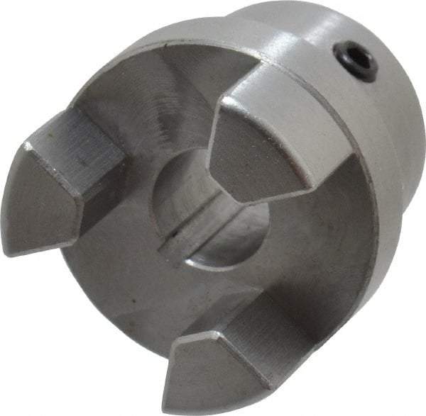Boston Gear - 7/16" Max Bore Diam, FC12 Coupling Size, Flexible Half Coupling - 1-1/4" OD, 2.32" OAL, Steel - USA Tool & Supply