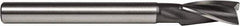 Union Butterfield - 9/32" Diam, 17/64" Shank, Diam, 3 Flutes, Straight Shank, Interchangeable Pilot Counterbore - 3-13/16" OAL, 3/4" Flute Length, Bright Finish, High Speed Steel - USA Tool & Supply