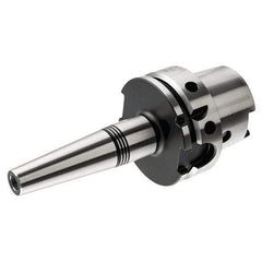 Iscar - 1/4" Hole Diam, HSK63A Taper Shank Shrink Fit Tool Holder & Adapter - 3.024" Projection, 0.43" Nose Diam, 0.95" Clamping Depth, 25,000 RPM, Through Coolant - Exact Industrial Supply