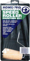 Premier Paint Roller - 3/8" Nap, Wall Paint Roller Set - 10" Wide, Steel Frame, Includes Paint Tray, Roller Cover & Frame - USA Tool & Supply
