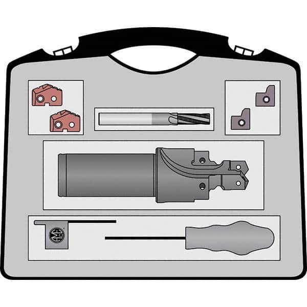 Allied Machine and Engineering - 3/4-16, Tube Dash 8, Indexable Porting Tool - USA Tool & Supply