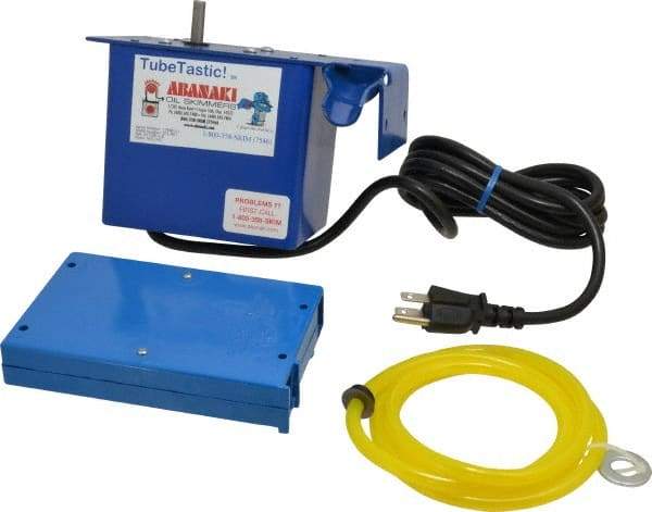 Abanaki - 18" Reach, 1.5 GPH Oil Removal Capacity, Tube Oil Skimmer - 40 to 185°F - USA Tool & Supply