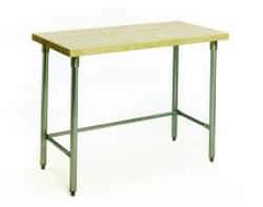 Eagle MHC - 72 Wide x 30" Deep x 34-1/2" High, Stainless Steel Work Table - Rolled Edge, Fixed Legs - USA Tool & Supply