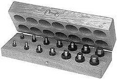 TE-CO - Tapped Hole Location Gage Sets Thread Size Range: #10-24 to 5/8-11 Number of Pieces: 7 - USA Tool & Supply