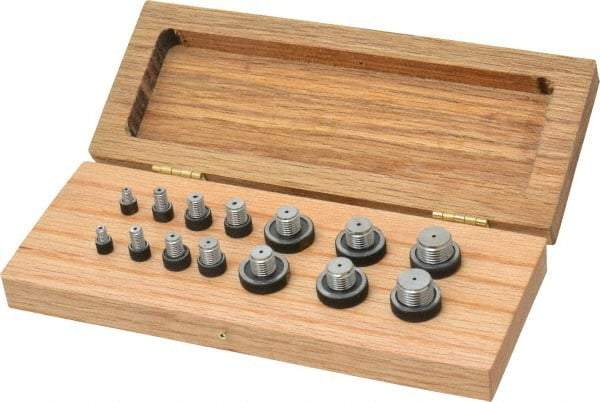 TE-CO - Tapped Hole Location Gage Sets Thread Size Range: #10-32 to 5/8-18 Number of Pieces: 7 - USA Tool & Supply