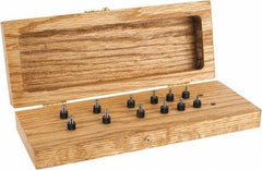 TE-CO - Tapped Hole Location Gage Sets Thread Size Range: #2-56 to #8-32 Number of Pieces: 6 - USA Tool & Supply