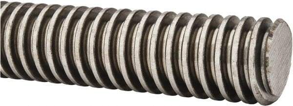 Keystone Threaded Products - 1-1/4-4 Acme, 6' Long, Alloy Steel General Purpose Acme Threaded Rod - Oil Finish Finish, Right Hand Thread, 2G Fit - USA Tool & Supply