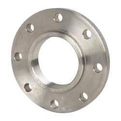 Value Collection - 4" Pipe, 9" OD, Stainless Steel, Threaded Pipe Flange - 7-1/2" Across Bolt Hole Centers, 3/4" Bolt Hole, 150 psi, Grades 304 & 304L - USA Tool & Supply