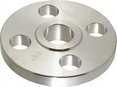 Merit Brass - 1/2" Pipe, 3-1/2" OD, Stainless Steel, Slip On Pipe Flange - 2-3/8" Across Bolt Hole Centers, 5/8" Bolt Hole, 150 psi, Grades 304 & 304L - USA Tool & Supply