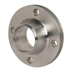 Value Collection - 3" Pipe, 7-1/2" OD, Stainless Steel, Weld Neck Pipe Flange - 6" Across Bolt Hole Centers, 3/4" Bolt Hole, 150 psi, Grades 304 & 304L - USA Tool & Supply