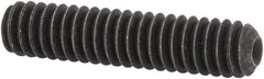 Value Collection - 1/4-20 UNC, 1-1/8" OAL, Cup Point Set Screw - Alloy Steel, 1/8" Key - USA Tool & Supply