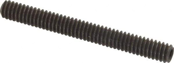 Value Collection - 1/4-20 UNC, 2-1/4" OAL, Cup Point Set Screw - Alloy Steel, 1/8" Key - USA Tool & Supply