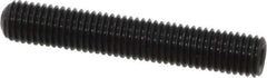 Value Collection - 1/4-28 UNF, 1-1/2" OAL, Cup Point Set Screw - Alloy Steel, 1/8" Key - USA Tool & Supply
