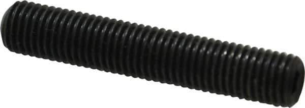 Value Collection - 5/16-24 UNF, 1-3/4" OAL, Cup Point Set Screw - Alloy Steel, 5/32" Key - USA Tool & Supply