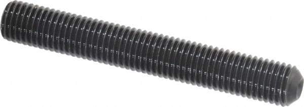 Value Collection - 5/16-24 UNF, 2-1/4" OAL, Cup Point Set Screw - Alloy Steel, 5/32" Key - USA Tool & Supply