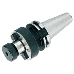 Iscar - CAT40 Taper Shank 1-1/4" Pilot Diam Shell Mill Holder - 2-1/8" Flange to Nose End Projection, Through-Spindle Coolant - Exact Industrial Supply